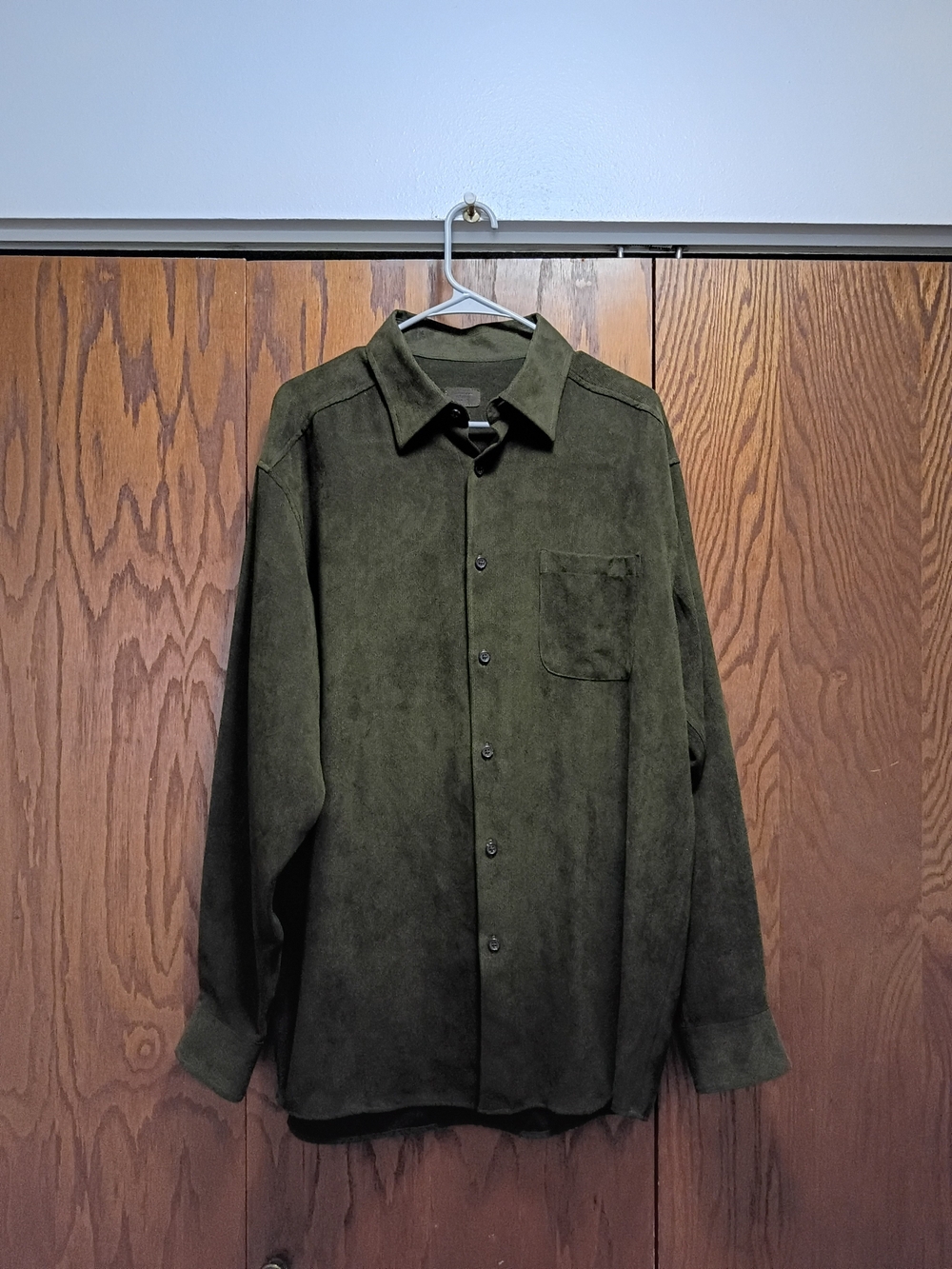 Vintage Talbots Olive Green Corduroy Shirt Jacket